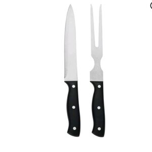 Stainless Steel Carving Set Knife & Fork